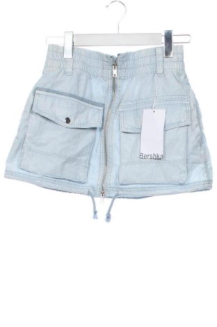 Φούστα Bershka, Μέγεθος XS, Χρώμα Μπλέ, Τιμή 24,00 €