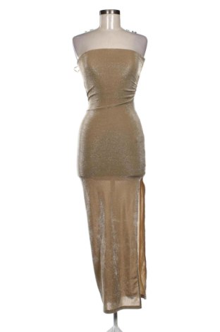 Kleid Bershka, Größe XS, Farbe Beige, Preis 20,99 €