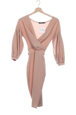 Rochie Boohoo, Mărime XS, Culoare Bej, Preț 123,99 Lei