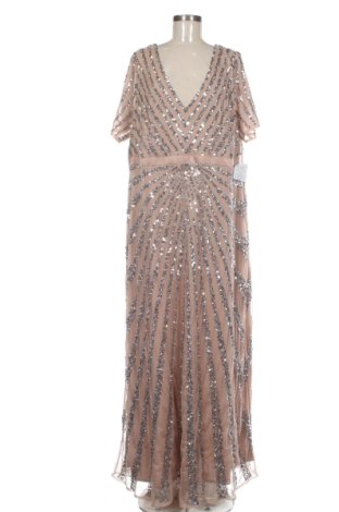 Rochie Maya Deluxe, Mărime 3XL, Culoare Bej, Preț 443,99 Lei
