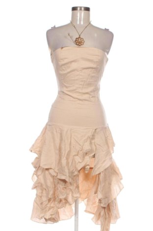 Kleid Unbranded, Größe XXS, Farbe Beige, Preis 20,00 €