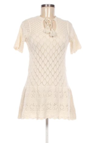 Sukienka Zara, Rozmiar XS, Kolor ecru, Cena 89,99 zł, #136540824