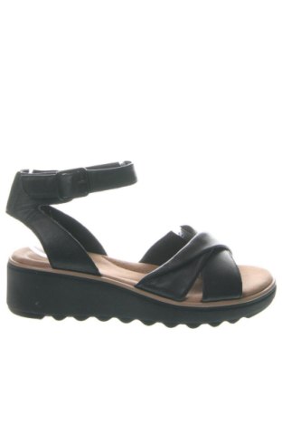 Sandalen Clarks, Größe 38, Farbe Schwarz, Preis 65,99 €