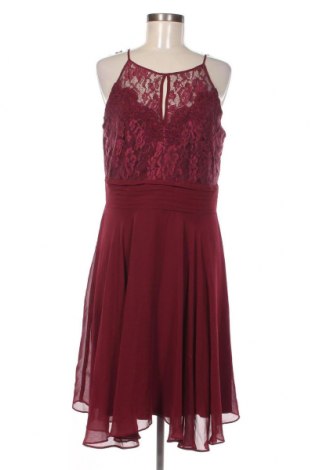 Kleid Violets & Roses, Größe L, Farbe Rot, Preis 40,99 €