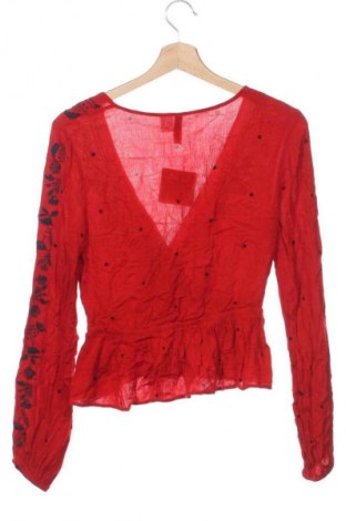 Bluzka damska H&M Divided, Rozmiar XS, Kolor Czerwony, Cena 6,99 zł
