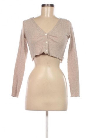 Γυναικεία ζακέτα Bershka, Μέγεθος M, Χρώμα  Μπέζ, Τιμή 2,99 €