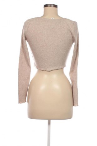 Γυναικεία ζακέτα Bershka, Μέγεθος M, Χρώμα  Μπέζ, Τιμή 2,99 €