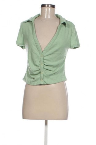 Дамска риза Stradivarius, Размер XL, Цвят Зелен, Цена 2,04 €