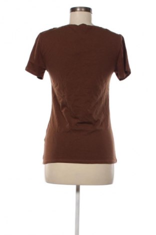 Γυναικείο t-shirt Amisu, Μέγεθος L, Χρώμα Καφέ, Τιμή 10,99 €