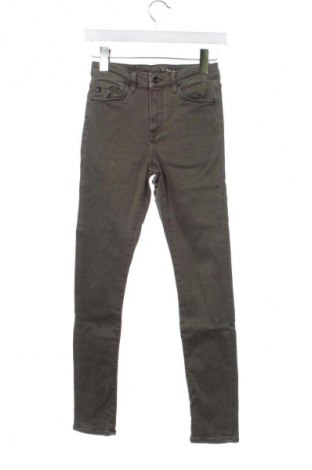 Дамски дънки H&M, Размер XS, Цвят Зелен, Цена 2,55 €