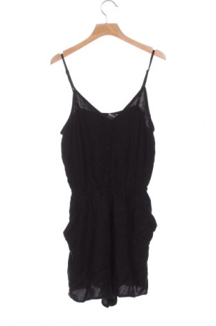 Дамски къс гащеризон H&M Divided, Размер XS, Цвят Черен, Цена 2,04 €
