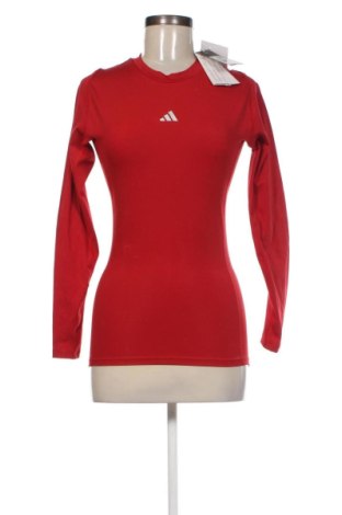 Γυναικεία μπλούζα Adidas, Μέγεθος M, Χρώμα Κόκκινο, Τιμή 47,99 €