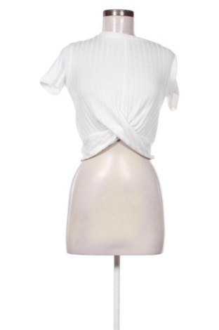 Bluză de femei Bershka, Mărime M, Culoare Alb, Preț 52,13 Lei