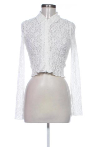 Bluză de femei Bershka, Mărime M, Culoare Alb, Preț 98,99 Lei