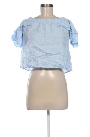 Дамска блуза Bershka, Размер M, Цвят Син, Цена 10,22 €