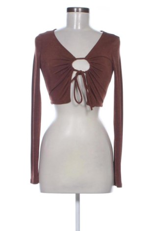 Dámska blúza Bershka, Veľkosť XS, Farba Hnedá, Cena  10,00 €