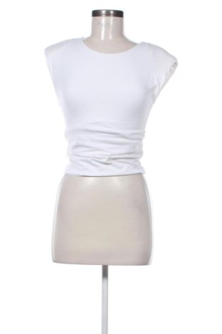 Damen Shirt Bershka, Größe M, Farbe Weiß, Preis 10,00 €, #136664575