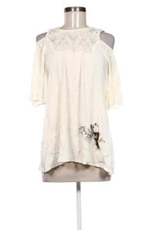 Damen Shirt Desigual, Größe XS, Farbe Ecru, Preis 47,57 €
