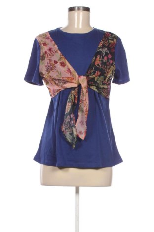 Bluză de femei Desigual, Mărime L, Culoare Albastru, Preț 250,23 Lei, #136667251