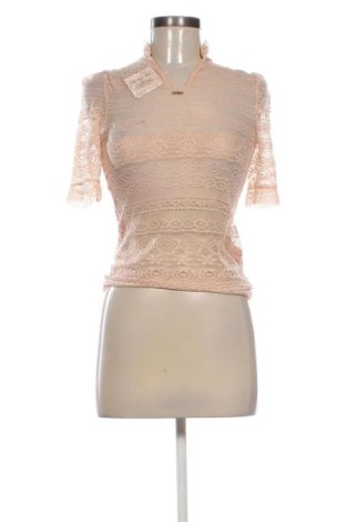 Bluză de femei Guess, Mărime XS, Culoare Bej, Preț 130,33 Lei