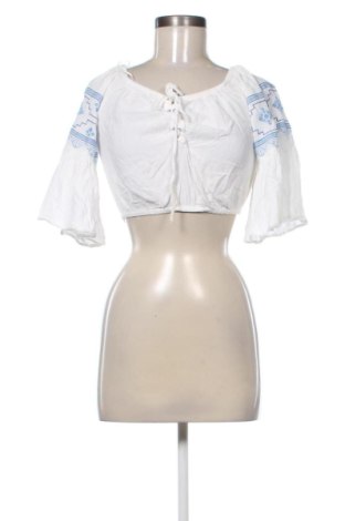 Дамска блуза H&M Divided, Размер S, Цвят Бял, Цена 10,00 €