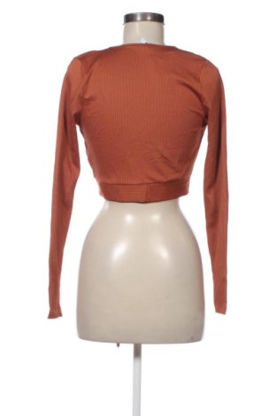 Дамска блуза KAM, Размер S, Цвят Кафяв, Цена 17,89 €