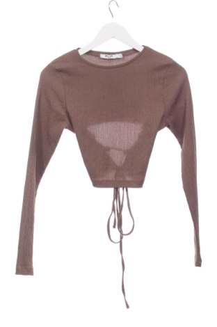 Дамска блуза NA-KD, Размер S, Цвят Кафяв, Цена 17,89 €