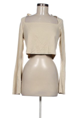 Bluză de femei NA-KD, Mărime XXL, Culoare Bej, Preț 205,28 Lei, #136659964