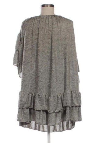 Damen Shirt Pois, Größe 3XL, Farbe Grau, Preis 12,99 €