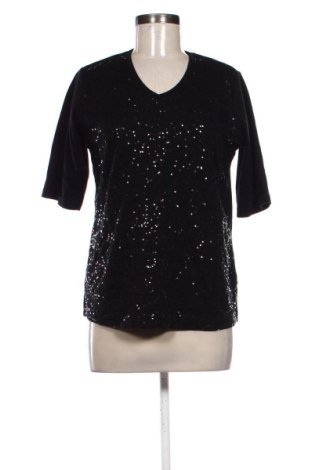 Bluză de femei Quacker Factory, Mărime L, Culoare Negru, Preț 168,07 Lei, #136639879