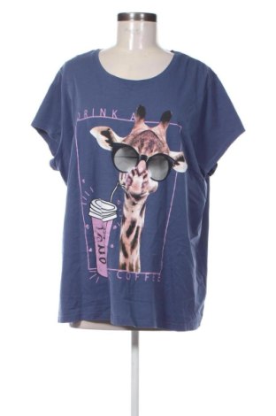 Damen Shirt Rainbow, Größe 3XL, Farbe Blau, Preis 12,99 €