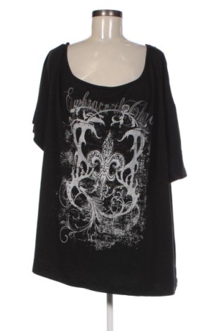 Damen Shirt Romwe, Größe 4XL, Farbe Schwarz, Preis 12,99 €