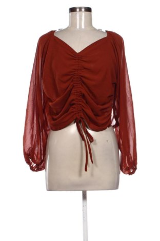 Дамска блуза SHEIN, Размер L, Цвят Кафяв, Цена 10,22 €