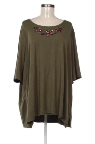 Bluză de femei Selection By Ulla Popken, Mărime 5XL, Culoare Verde, Preț 85,99 Lei