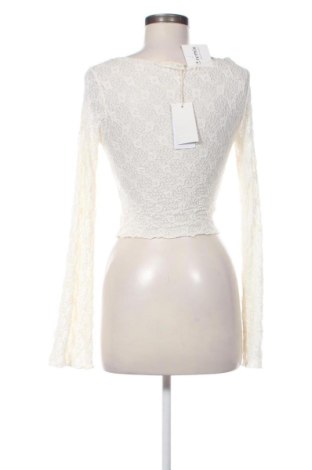 Дамска блуза Stradivarius, Размер S, Цвят Екрю, Цена 16,36 €