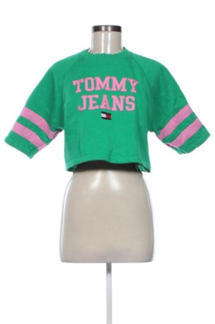 Damen Shirt Tommy Jeans, Größe M, Farbe Grün, Preis 32,00 €