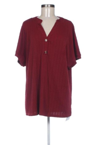 Bluzka damska Unbranded, Rozmiar 3XL, Kolor Czerwony, Cena 51,99 zł