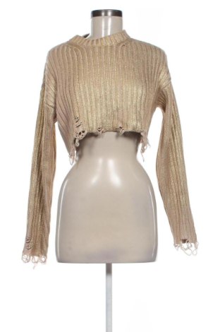 Дамска блуза Zara, Размер XL, Цвят Златист, Цена 14,00 €, #136611705