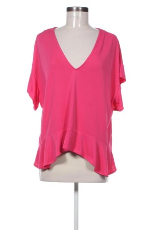 Дамска блуза Zara, Размер L, Цвят Розов, Цена 23,60 €, #136656986