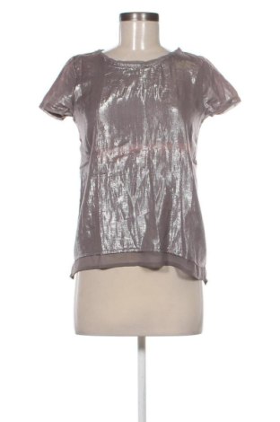 Дамска блуза Zara, Размер S, Цвят Сребрист, Цена 10,16 €, #136657217