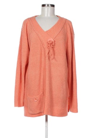 Damen Strickjacke Unbranded, Größe XXL, Farbe Orange, Preis 15,00 €, #136662180