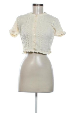 Cardigan de damă Zara, Mărime M, Culoare Ecru, Preț 85,99 Lei