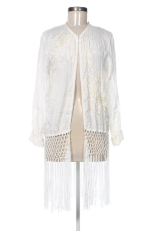 Cardigan de damă Zara, Mărime L, Culoare Alb, Preț 72,99 Lei, #136651135
