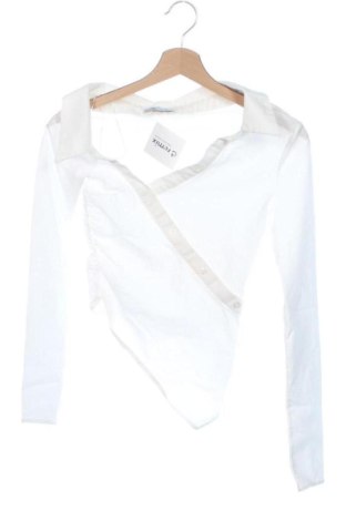Дамска риза Bershka, Размер XS, Цвят Бял, Цена 16,87 €, #136606135