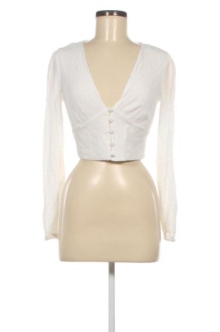 Damenbluse Bershka, Größe M, Farbe Weiß, Preis 13,00 €, #136663560