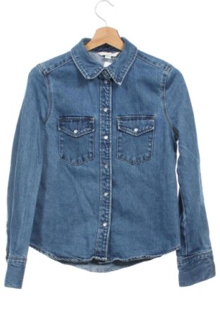 Cămașă de femei H&M, Mărime XS, Culoare Albastru, Preț 67,77 Lei, #136634234