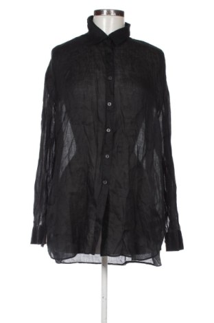 Дамска риза Massimo Dutti, Размер L, Цвят Черен, Цена 32,21 €, #136601438