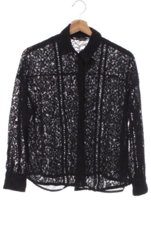 Dámska košeľa  Zara, Veľkosť XS, Farba Čierna, Cena  14,00 €