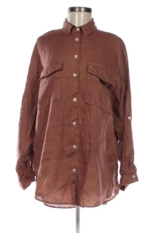 Cămașă de femei Zara, Mărime S, Culoare Maro, Preț 71,99 Lei, #136653491