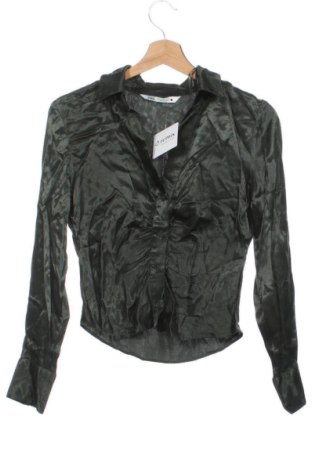 Cămașă de femei Zara, Mărime XS, Culoare Verde, Preț 72,99 Lei, #136668058
